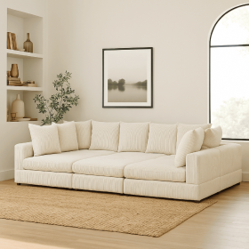 Haven 6 - Piece Modular Corduroy Sectional