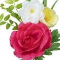Mainstays 12-Inch Artificial Silk Rose Mixed Spring Pick, Pink Color, Indoor Decorative Floral Accent