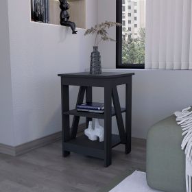 Clio Auxiliary Table, with two shelves
