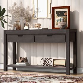 Console Table Entryway Table for Hallway Living Room with 2 Drawers and 1 Shelf