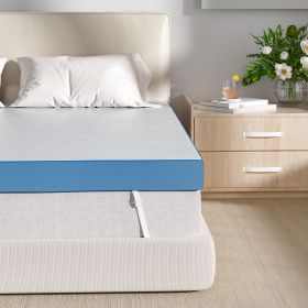 The memory foam mattress is covered with a skin-friendly nano-ice filament layer, providing a cool touch and good breathability.