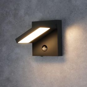 Inowel Wall Light Outdoor Motion Sensor Wall Lamp Modern Wall Sconce Lantern Fixture for Porch Front Door 32135